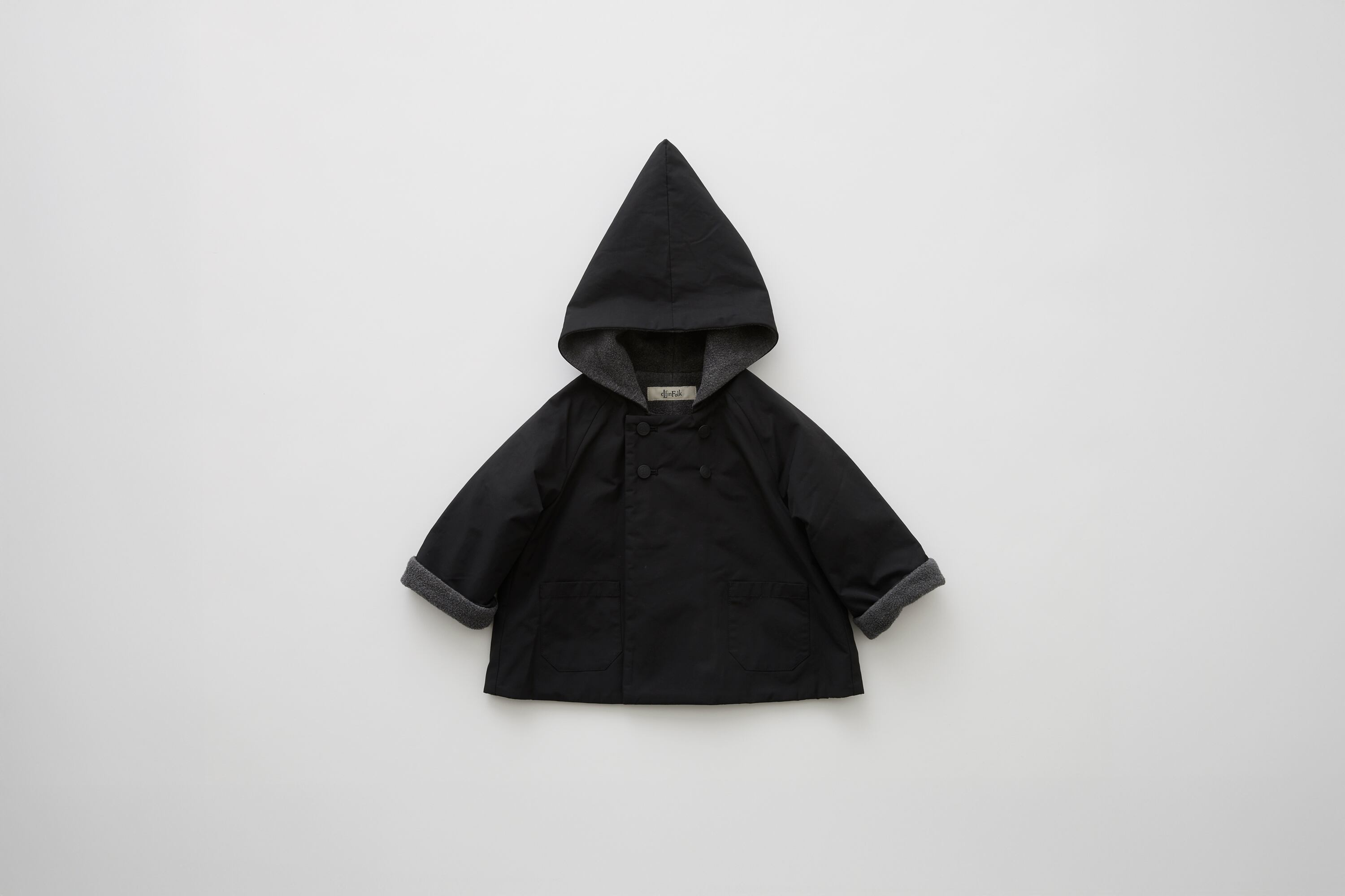 eLfinFolk(エルフィンフォルク)/ eLf Coat / black / 100cm