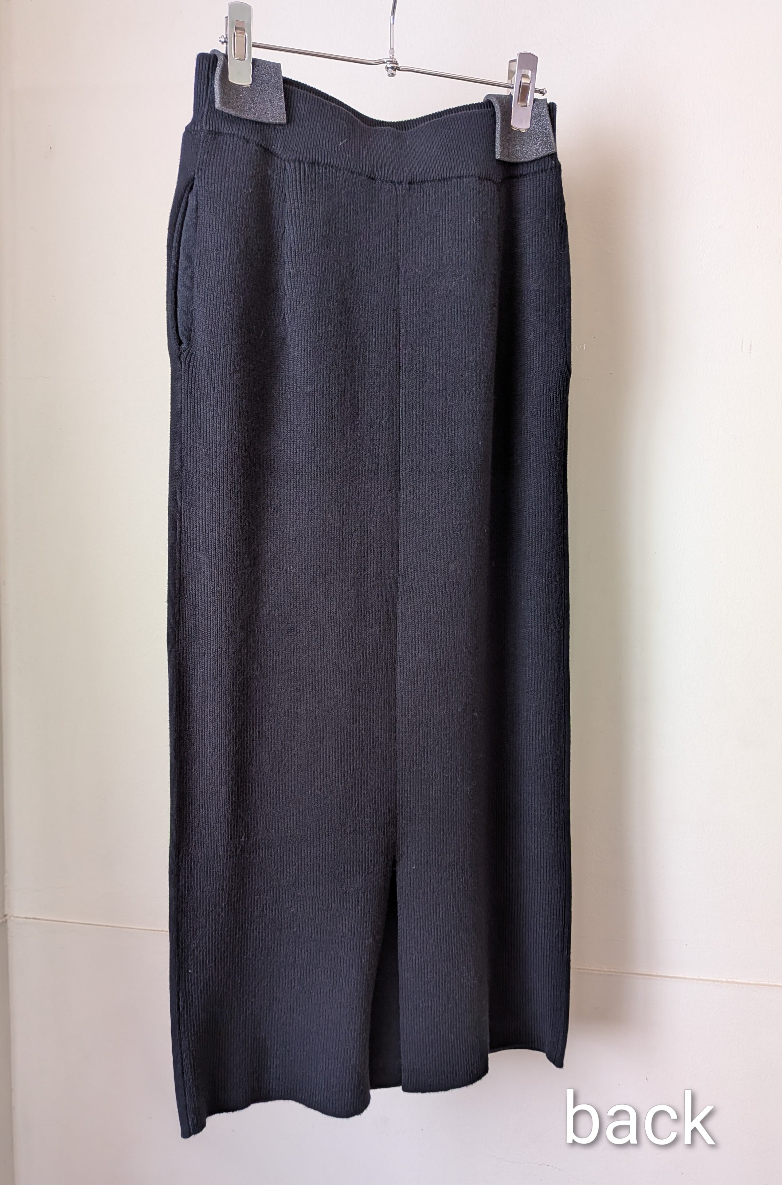 OLTA DESINGS ］オルタデザインズ / Pencil Knit Skirt / Black | 服と