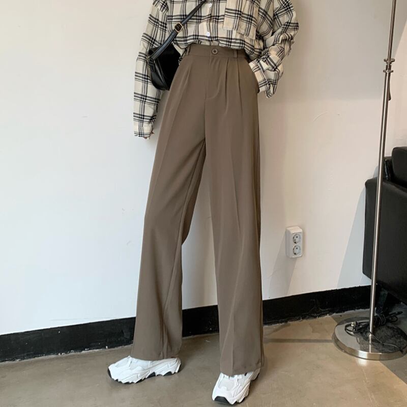 ルーズパンツ スプリングスタイルハイウェストカジュアル薄手 春物 スーパーモール24529020166