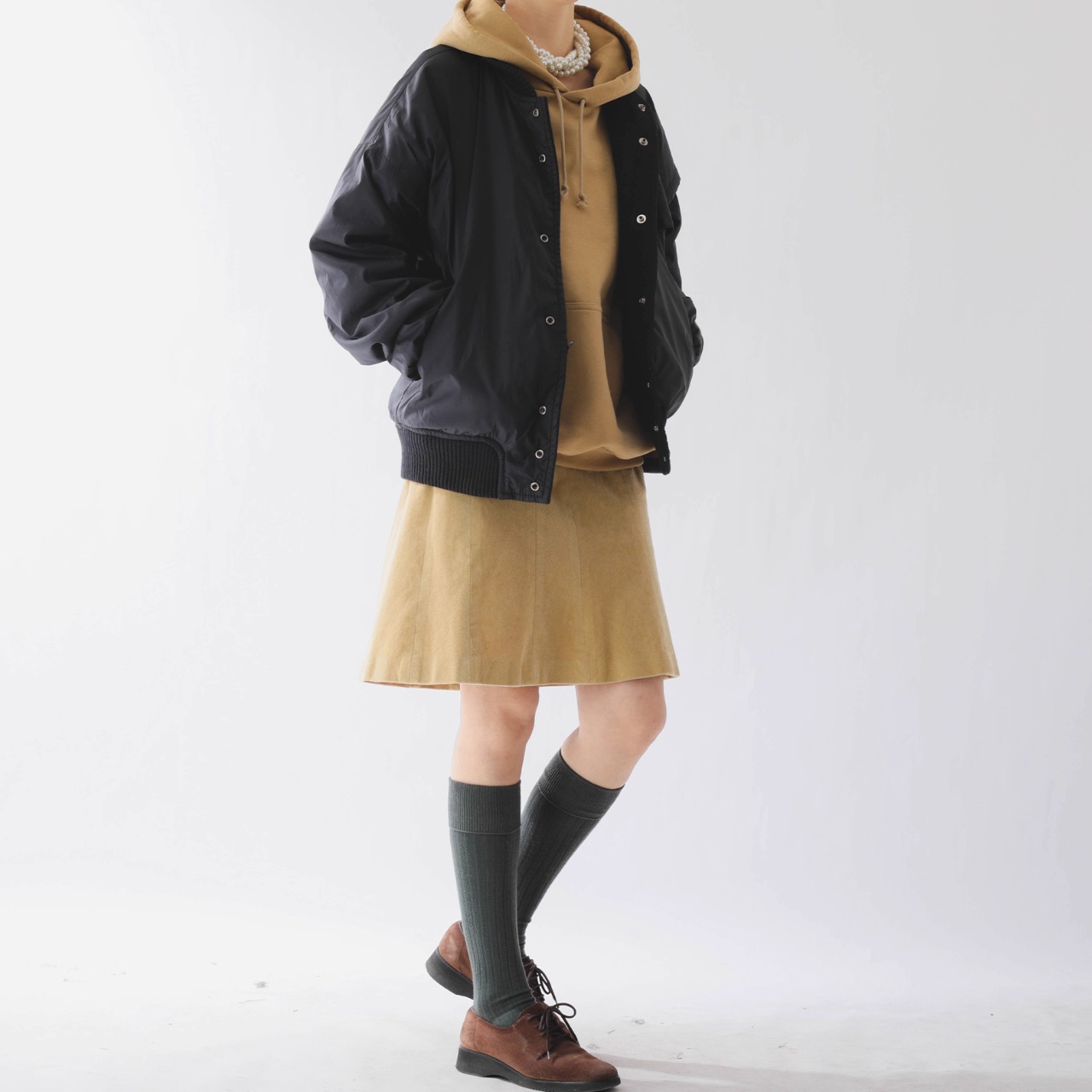 スタンドカラーリバーシブルジャケット   F0051 - 14