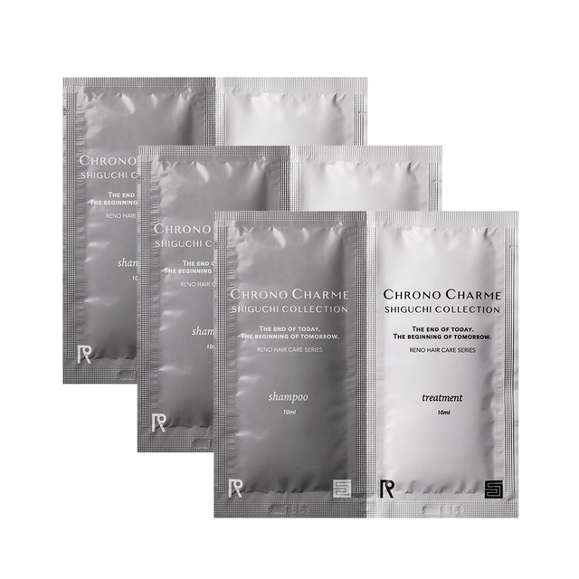 CHRONO CHARME SHIGUCHI COLLECTION shampoo & treatment トライアルキット×3set