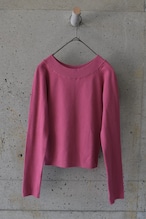 Pink compact knit