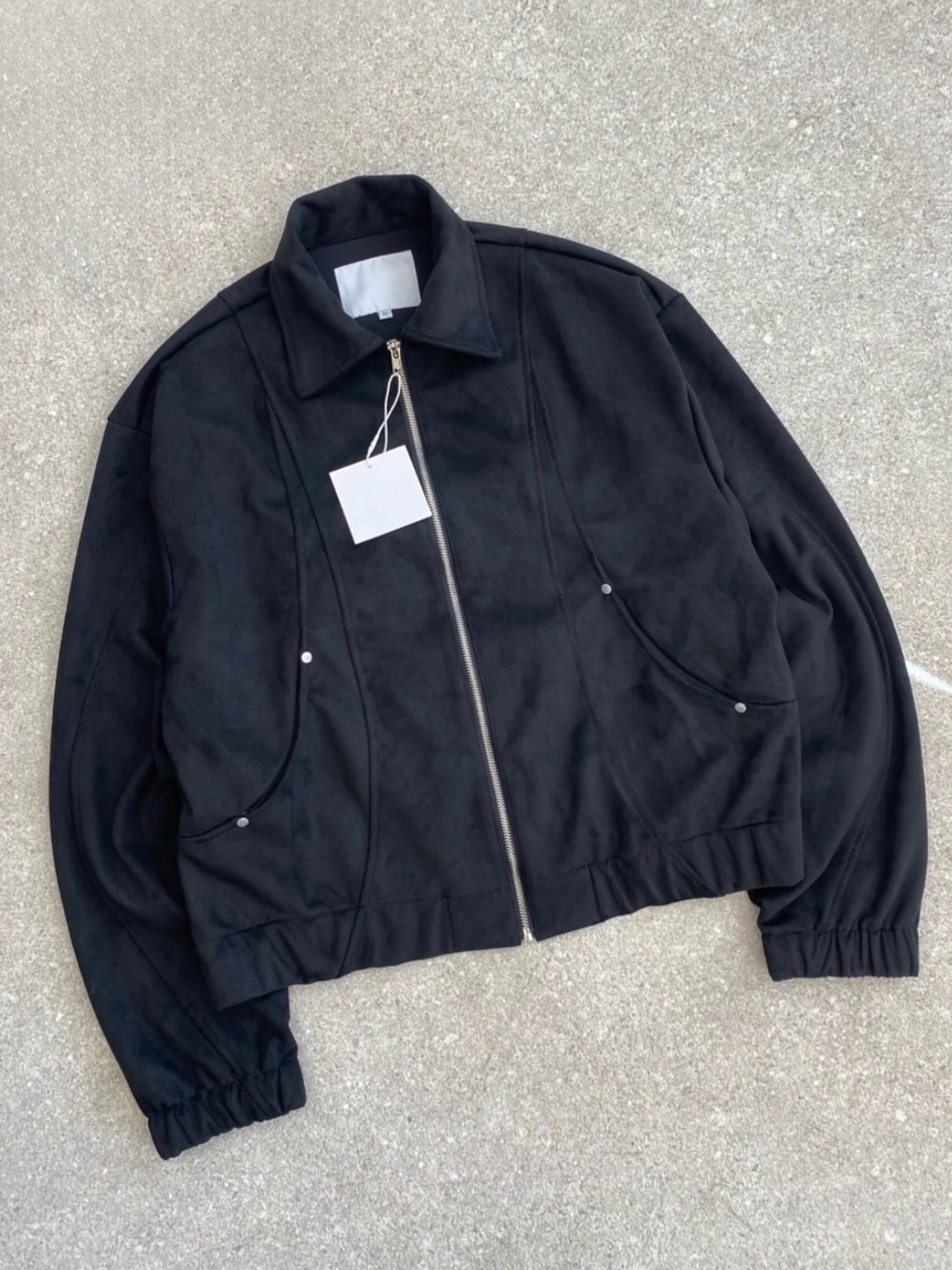 Suede Rivet Blouson Jacket(3color) - 18