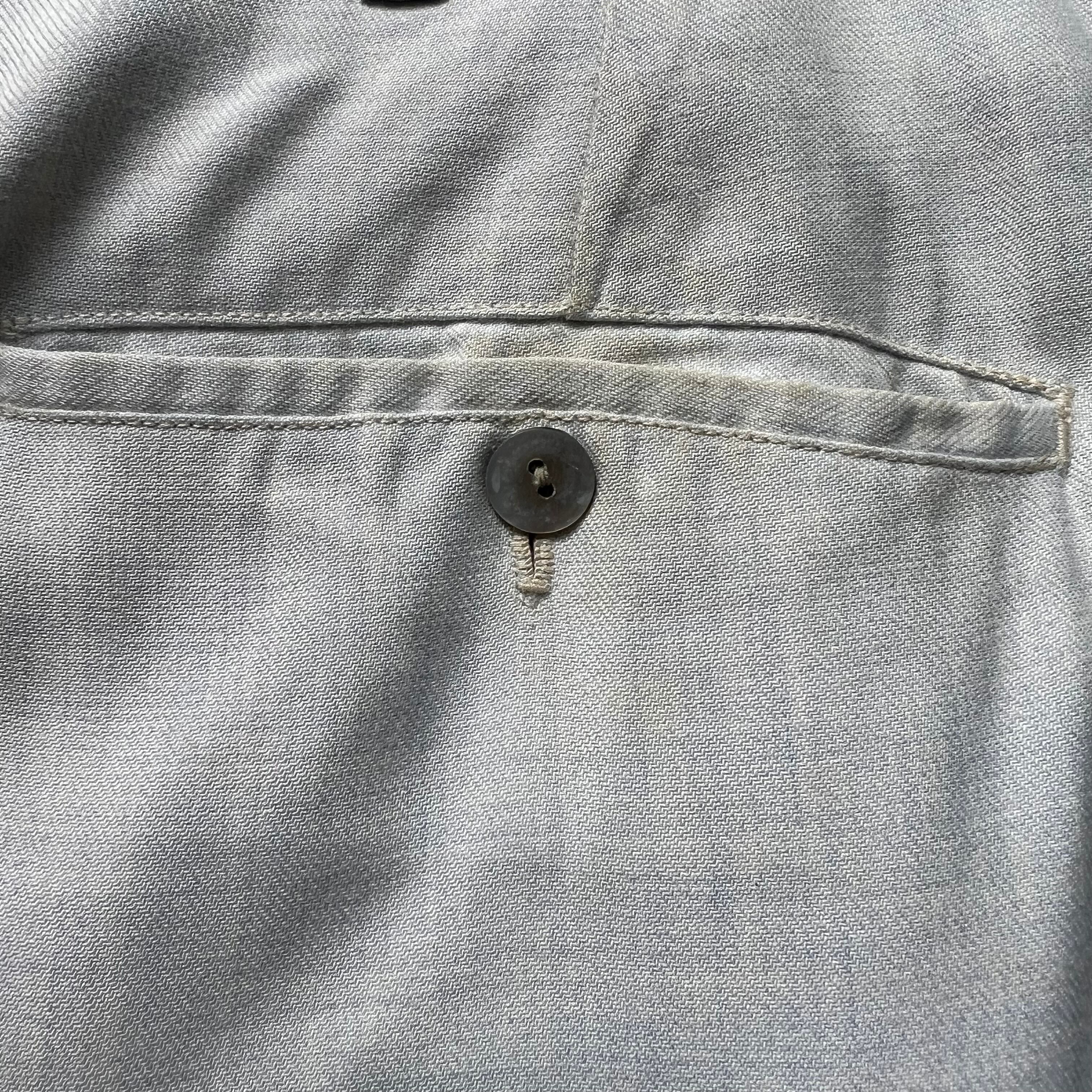50-60s Vintage rayon×cotton wide slacks W34L32 | MASEA