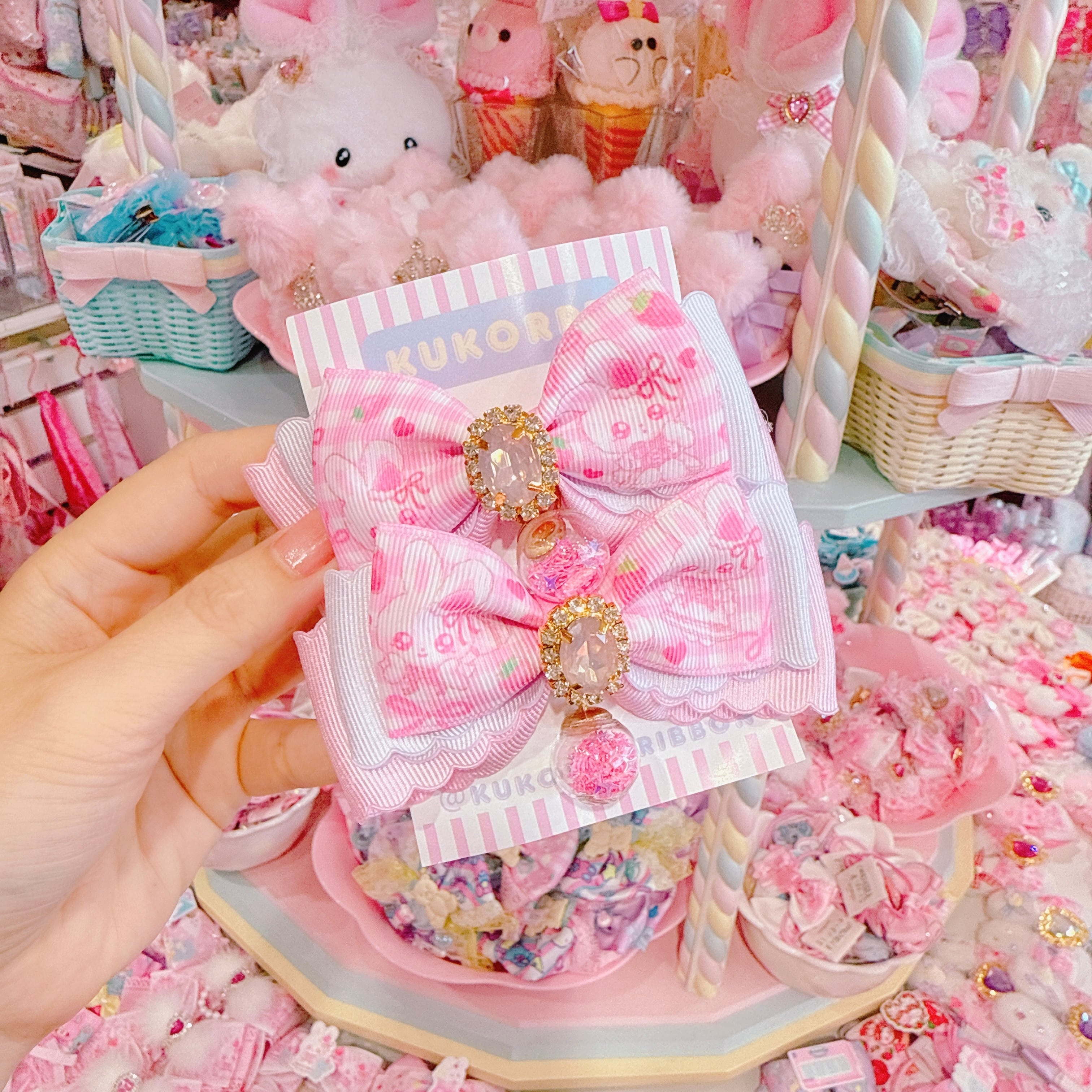 【R13】40-35ツインヘアクリップ