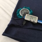 綿ポリ混中白天竺ニット生地-1ｍ-curl tricot　KX/6807