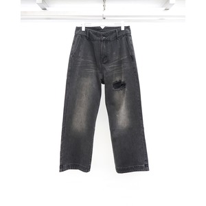 [ Professor.E ](プロフェッサーイー) 26FW-PE-TRL-05 Faded Black Denim