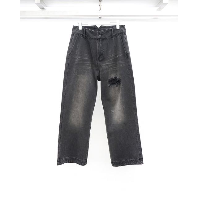[ Professor.E ](プロフェッサーイー) 26FW-PE-TRL-05 Faded Black Denim