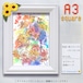 【China】A3サイズ・四角 hir-05『百合(赤/ピンク)+キンセンカ』Hiro兄。のダイヤモンドアートキット☽　