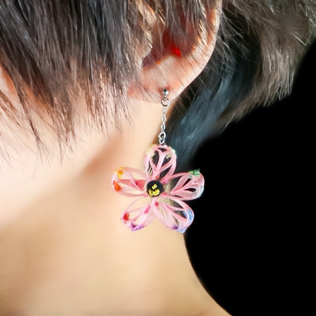『星桜の雫』ピアス/イヤリング