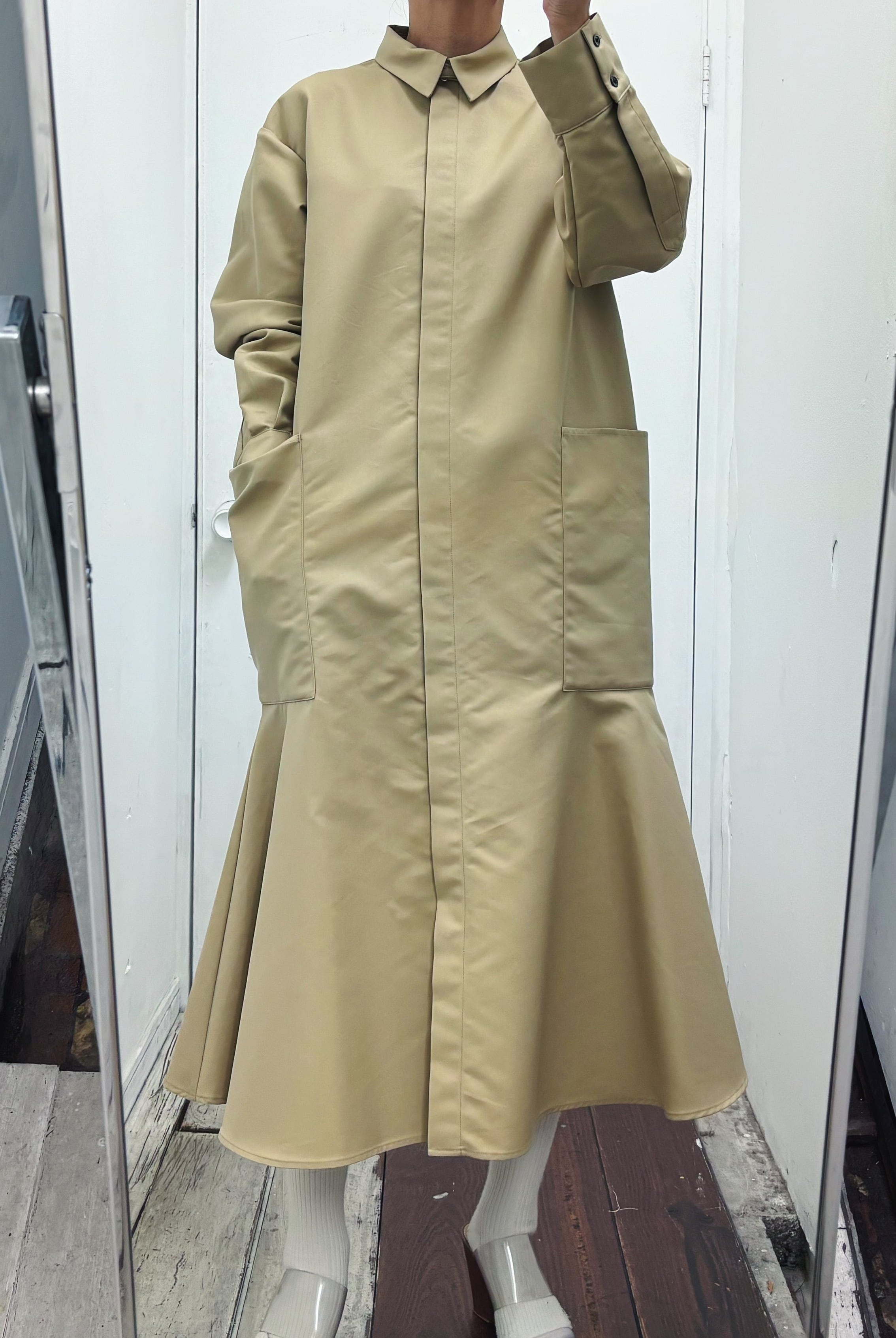 TENNE HANDCRAFTED MODERN ウールテントラインパンツ