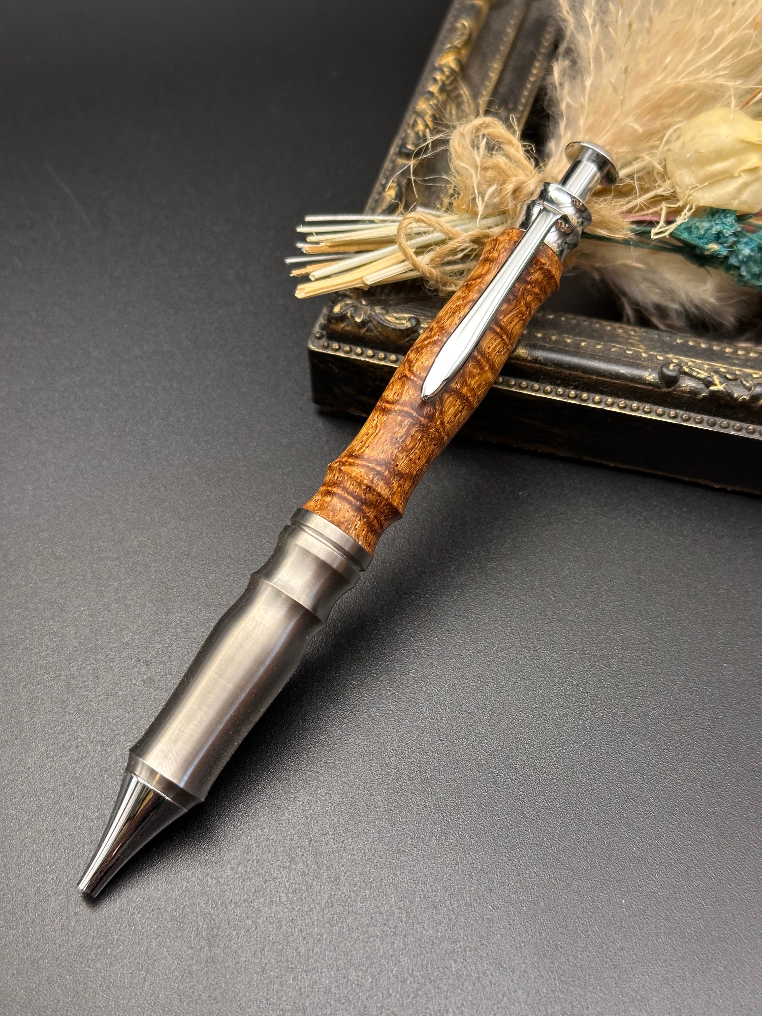 ムンエボニー(銀河杢)/細軸シャープペン(オリジナル金具) | Flamberg