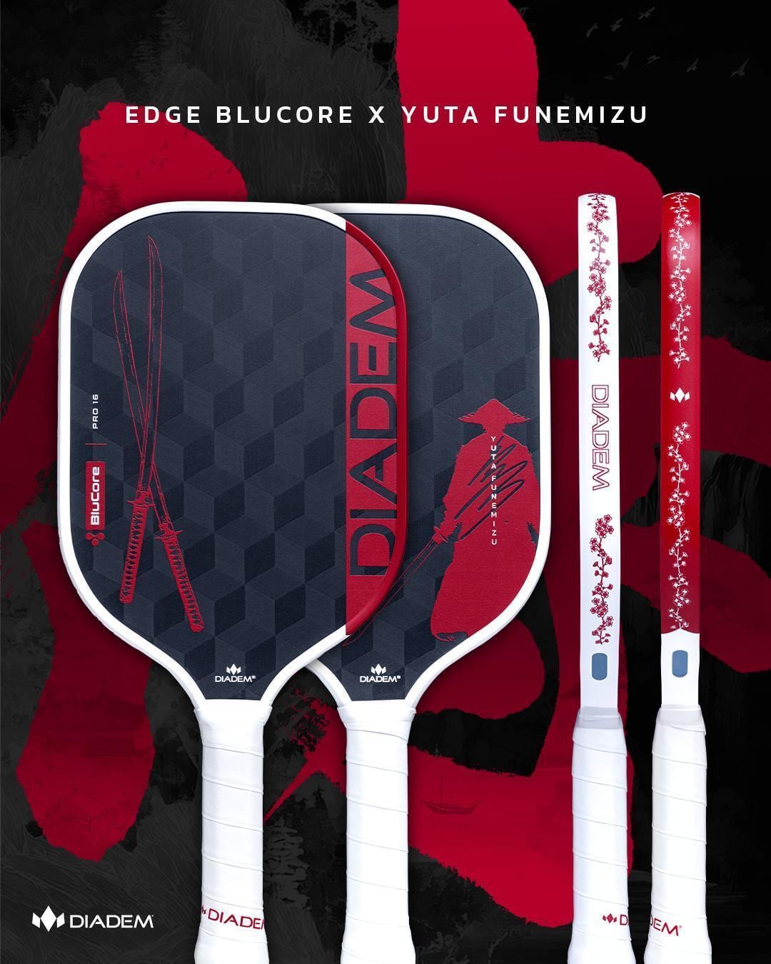 数量限定]DIADEM EDGE BLUCORE PRO16 YUTA ピックルボールパドル