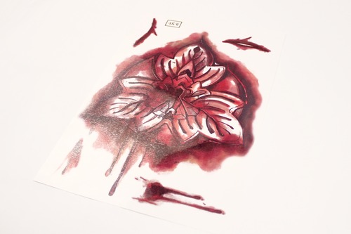 コスプレアイテム タトゥーシール 模様 ペイント シール 【 サイレントヒルF 深水雛子 傷 痣 焼印 刻印 】 ★即納品★