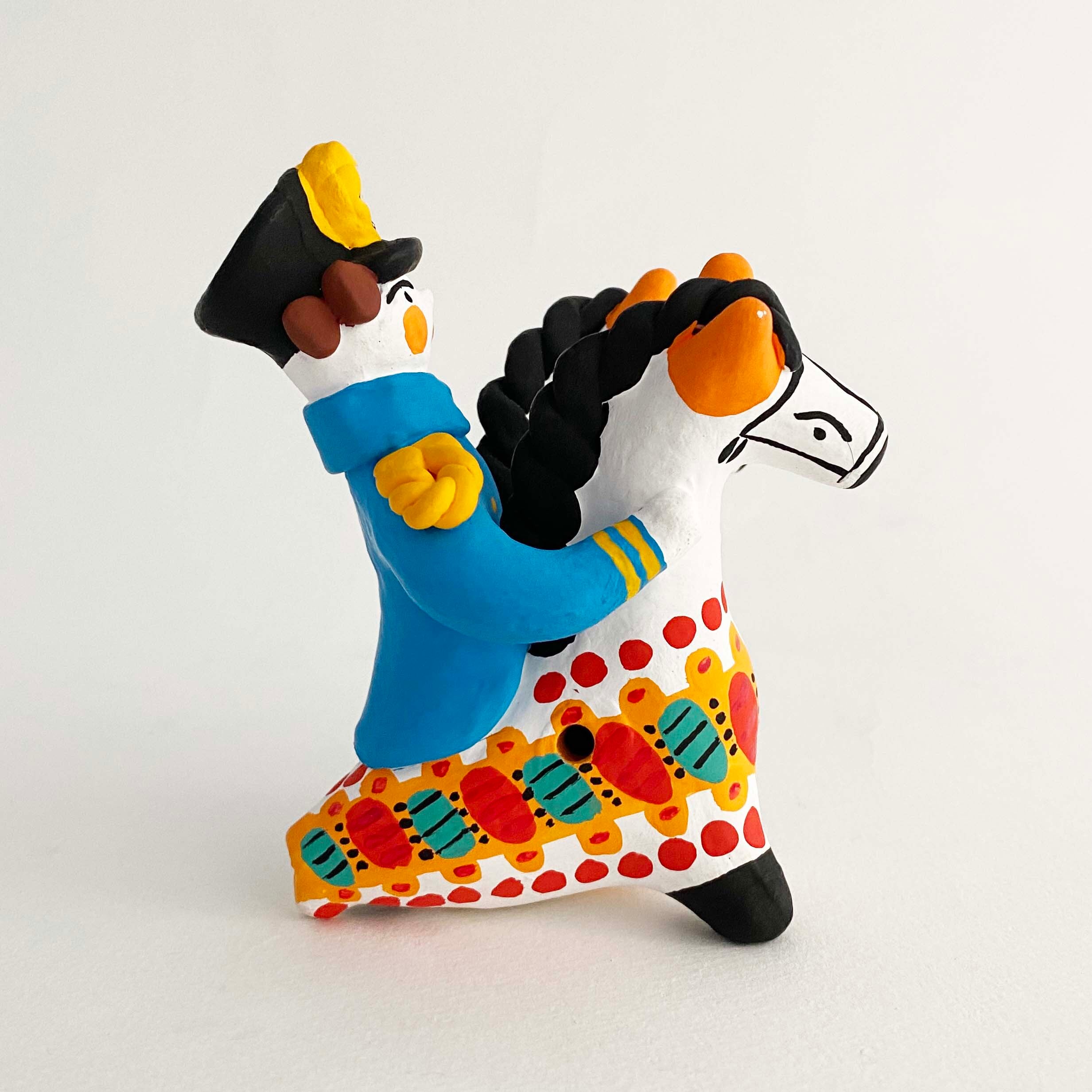 ディムコヴォ土人形 / 双頭の馬（笛）