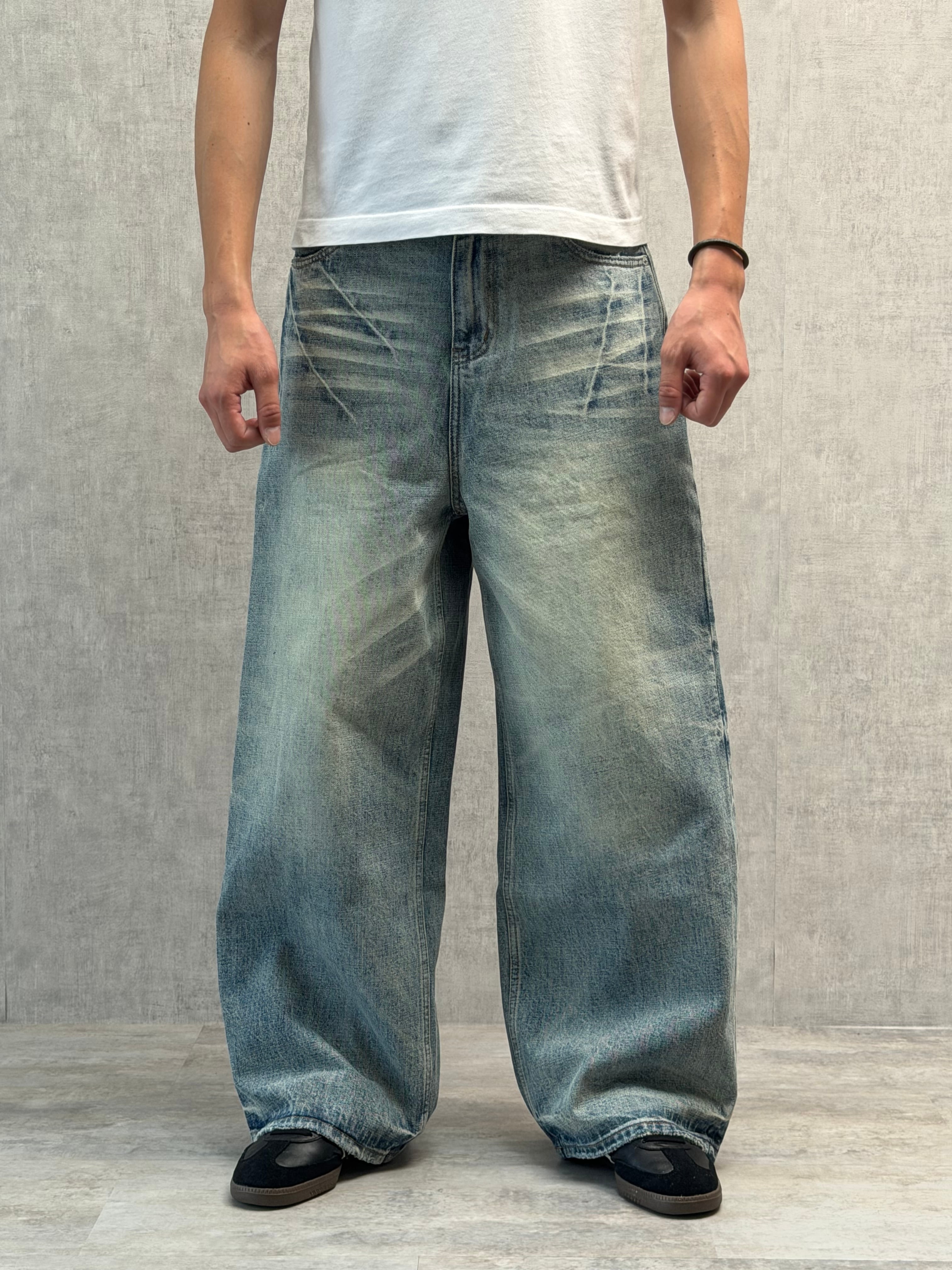 Classic Washed Loose Fit Denim