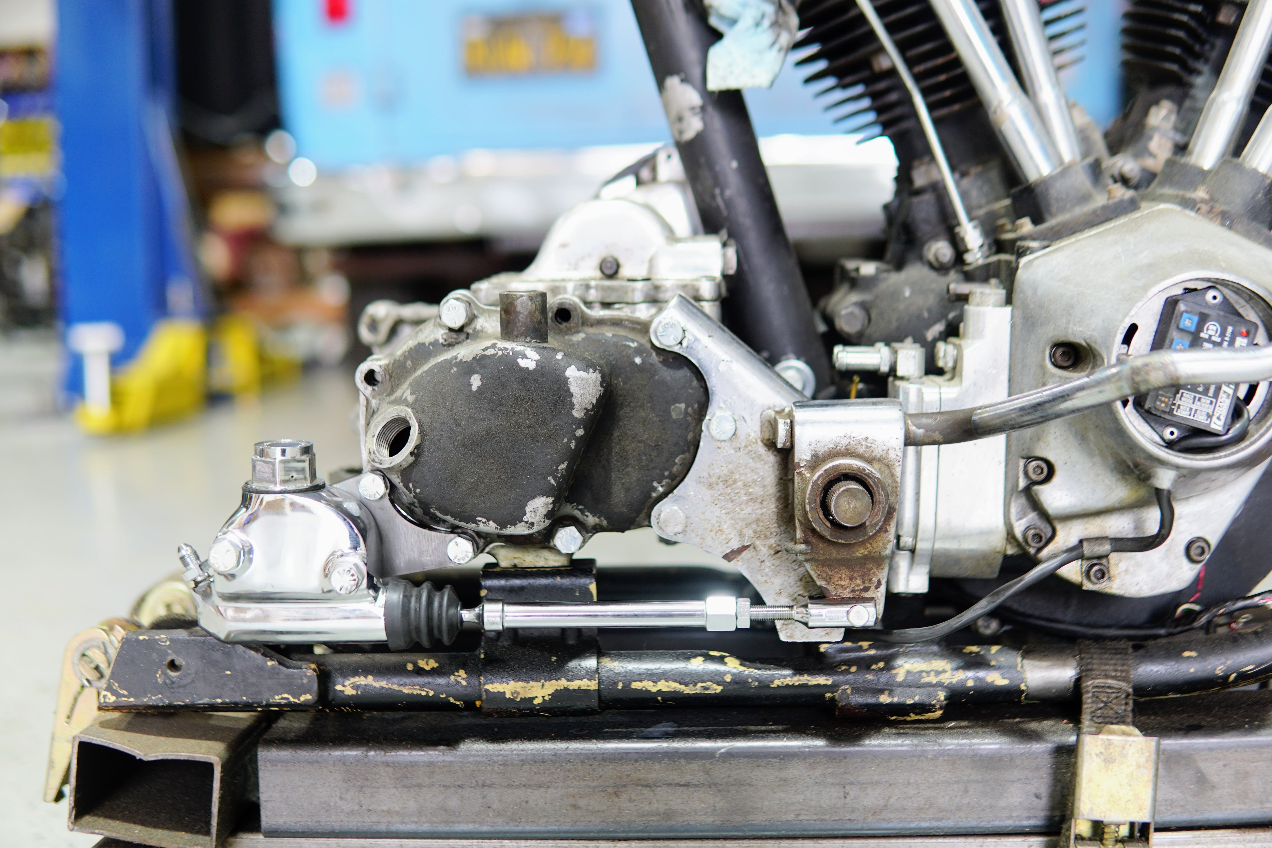 ショベルヘッド ブレーキマスターシリンダーマウント Wagner用