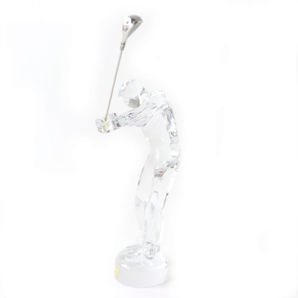 Baccarat バカラ ゴルファー クリスタルガラス オブジェ 置物