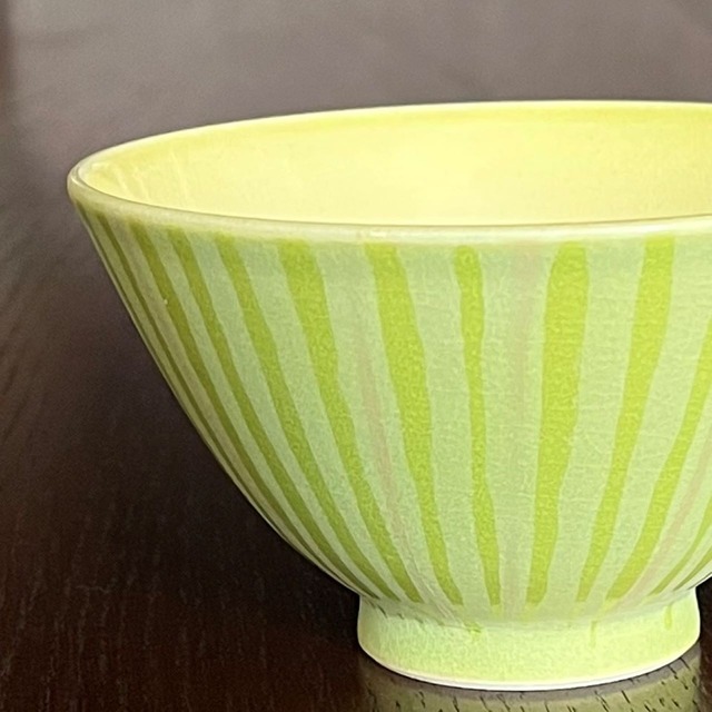 若草麦わら手ご飯茶碗