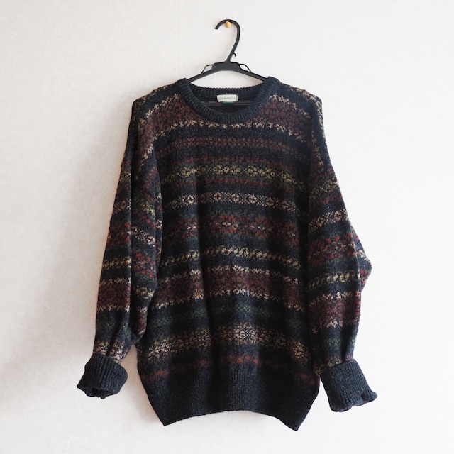 Round Neck Vintage Sweater