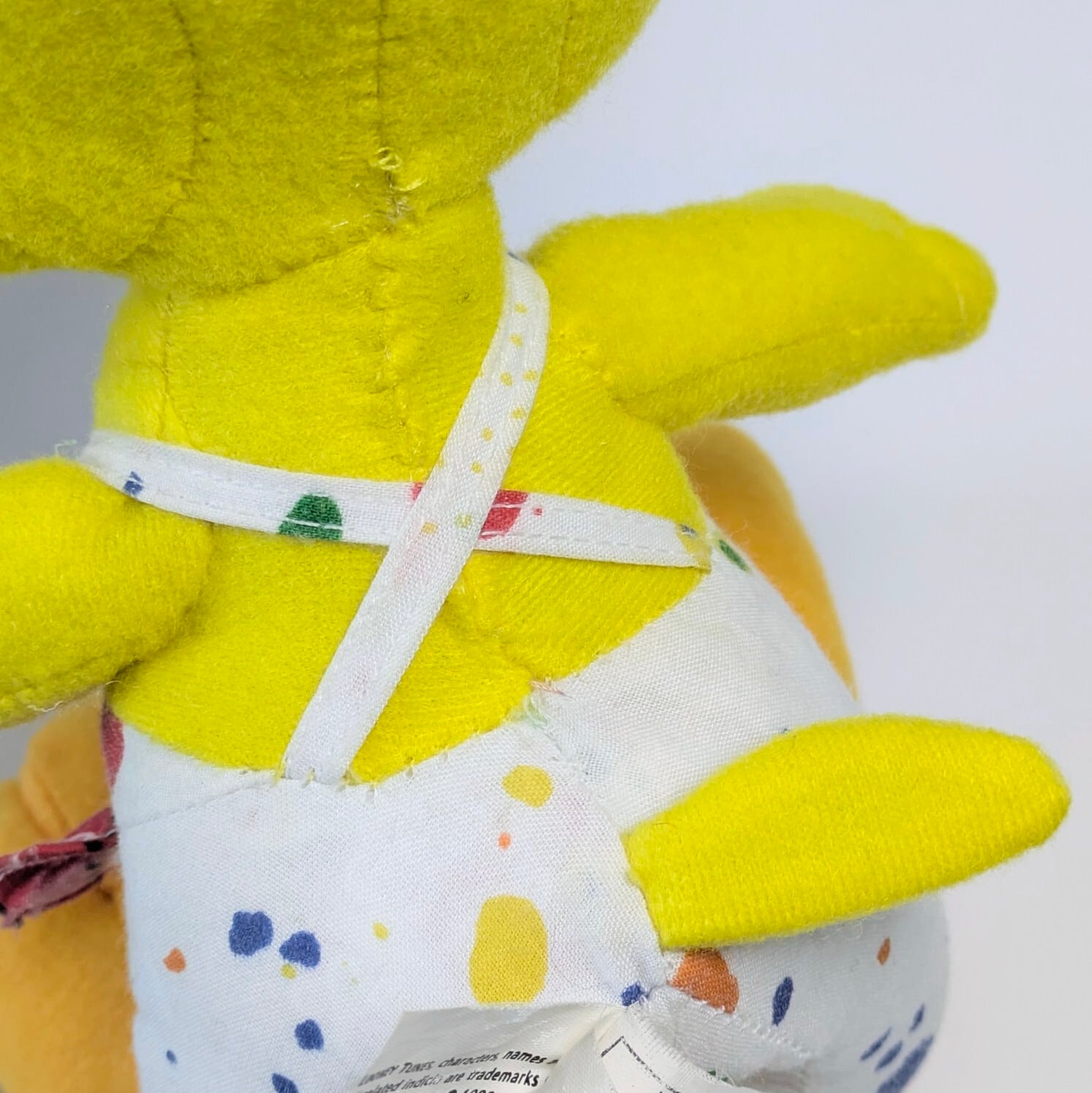 ☆VINTAGE1998☆【 Looney Tunes / ルーニー・テューンズ 】Painter Tweety Bird（ペインター トゥイーティー） プラッシュ / ぬいぐるみ〚アメリカン雑貨 アメトイ〛