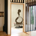 【受注生産】 のれん たまねぎ　 幅85ｘ丈150cm