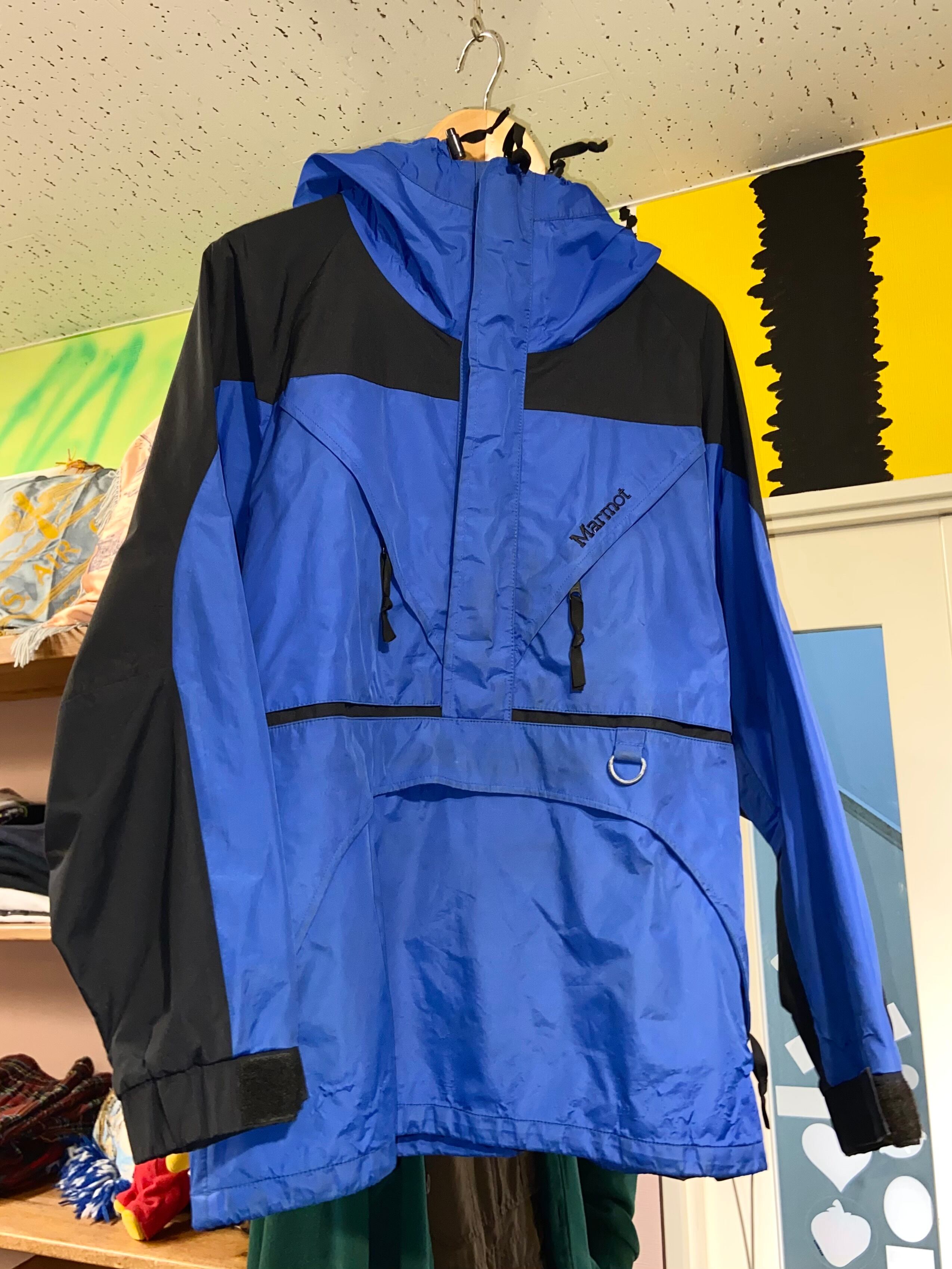 90s LANDS' END ランズエンド コットン インディゴ ニット【L】MADE