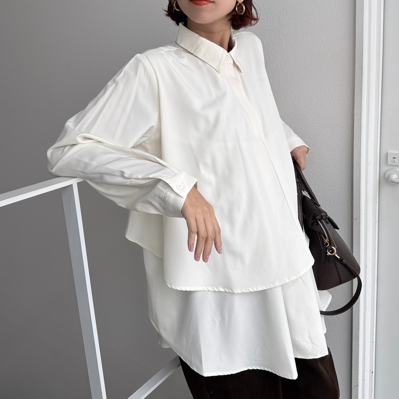 レイヤードオーバーSH/ホワイト