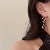 レトロ アート イヤリング 90001