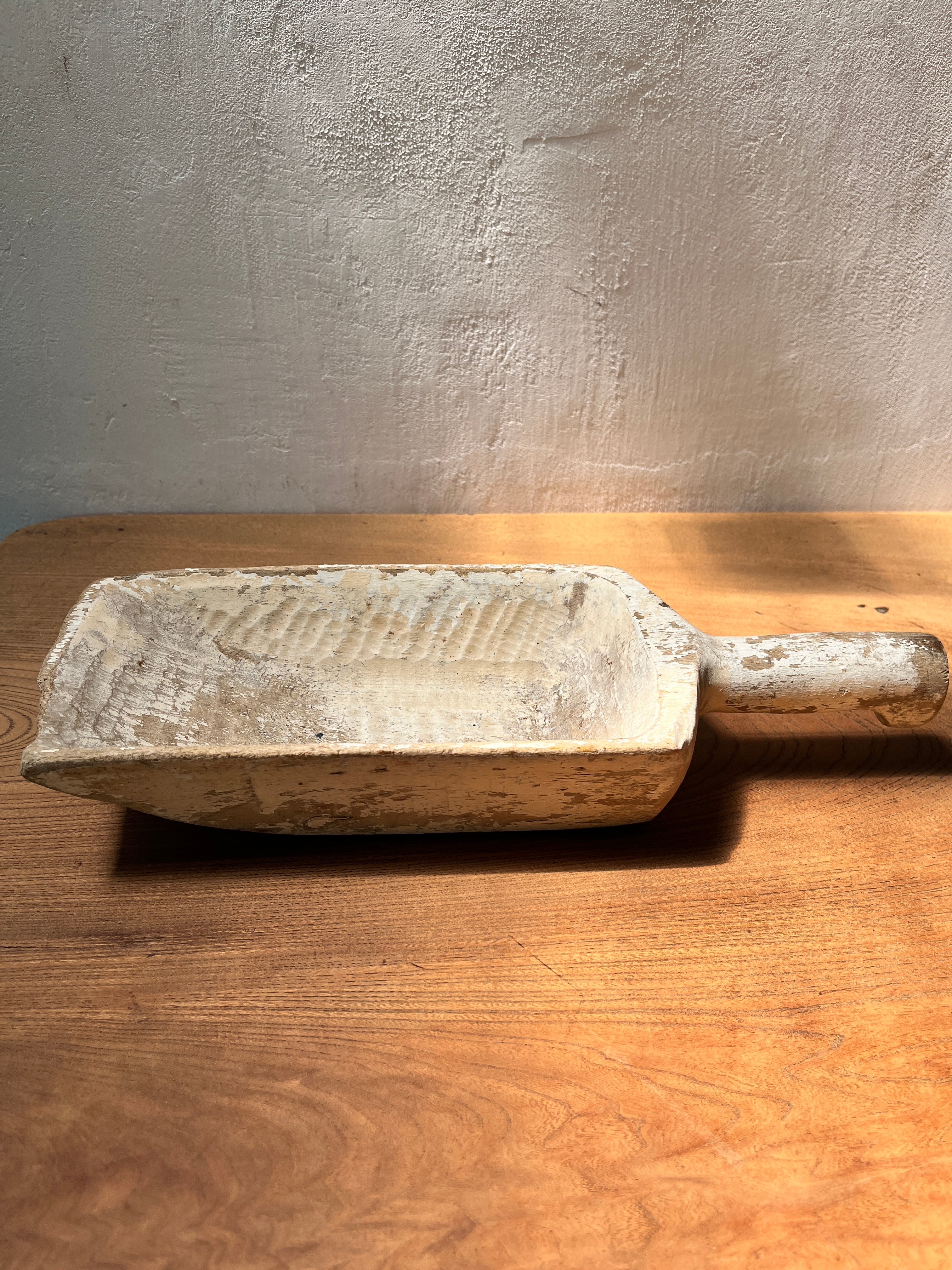 Wooden scoop France＜木製スコップ・フランスアンティーク・木製道具