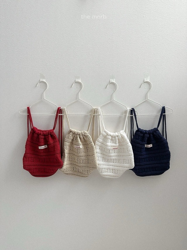 【ﾉﾍﾞﾙﾃｨ＆送料無料】Crochet Knit Bag / minirobe