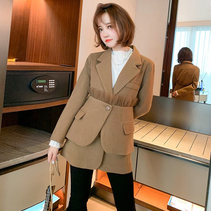 ハイウェストジャケット オータムウィンター 秋物 冬物 MIUCO36354307863