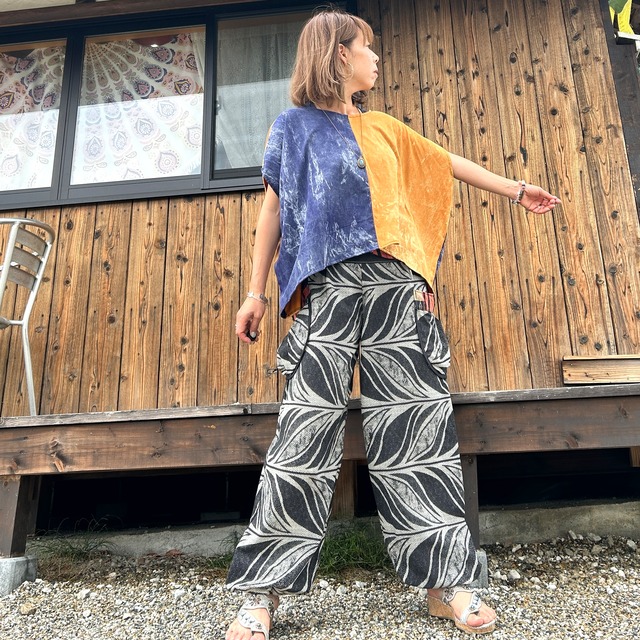 コットンツートンポンチョ