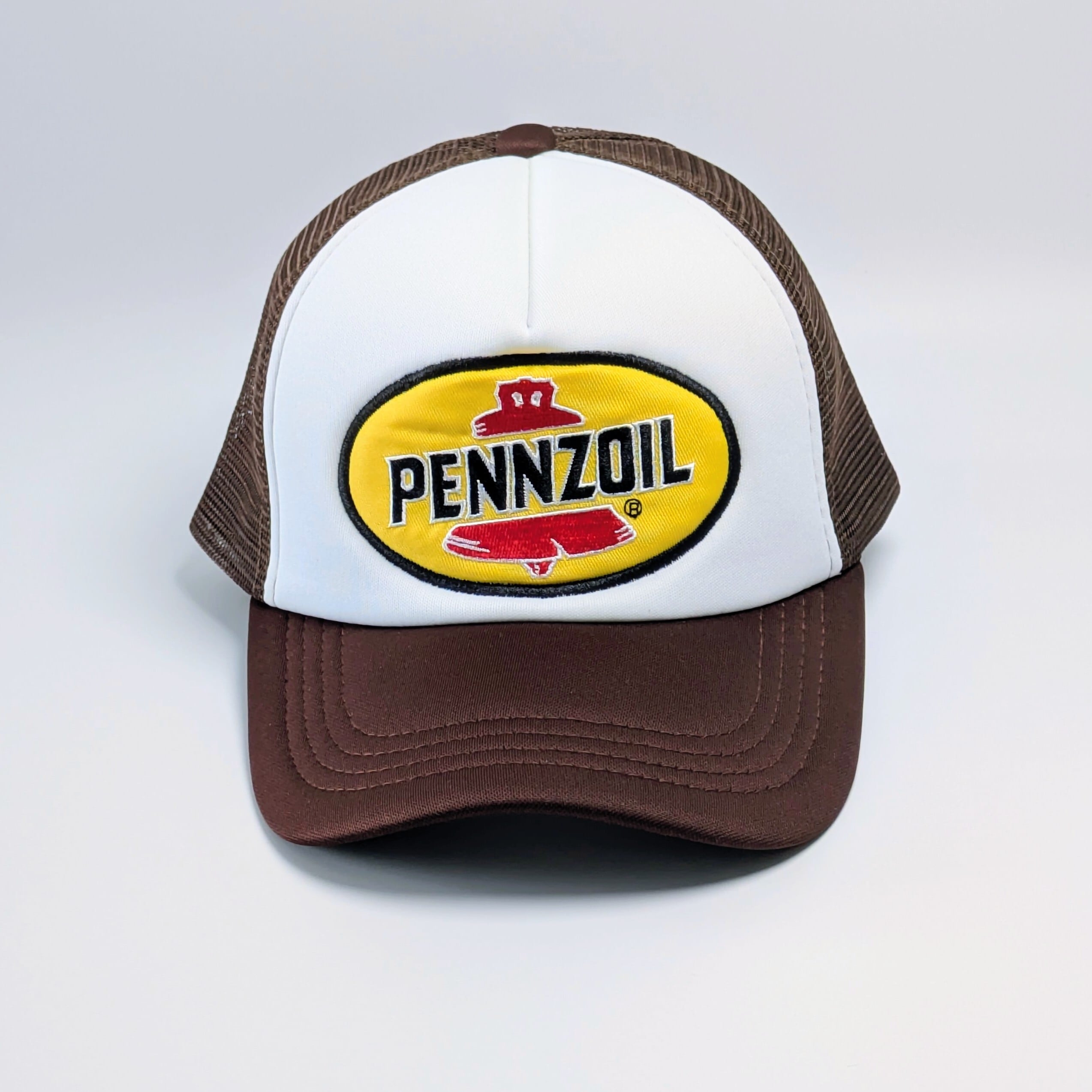 【 Mesh Cap / メッシュキャップ 】 Pennzoil（ペンズオイル / ペンゾイル）/ BROWN / レーシングキャップ / ベースボールキャップ 〚アメリカン雑貨 アメトイ〛