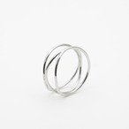 3連 細リング 華奢 サージカルステンレス ステンレス SUS316L