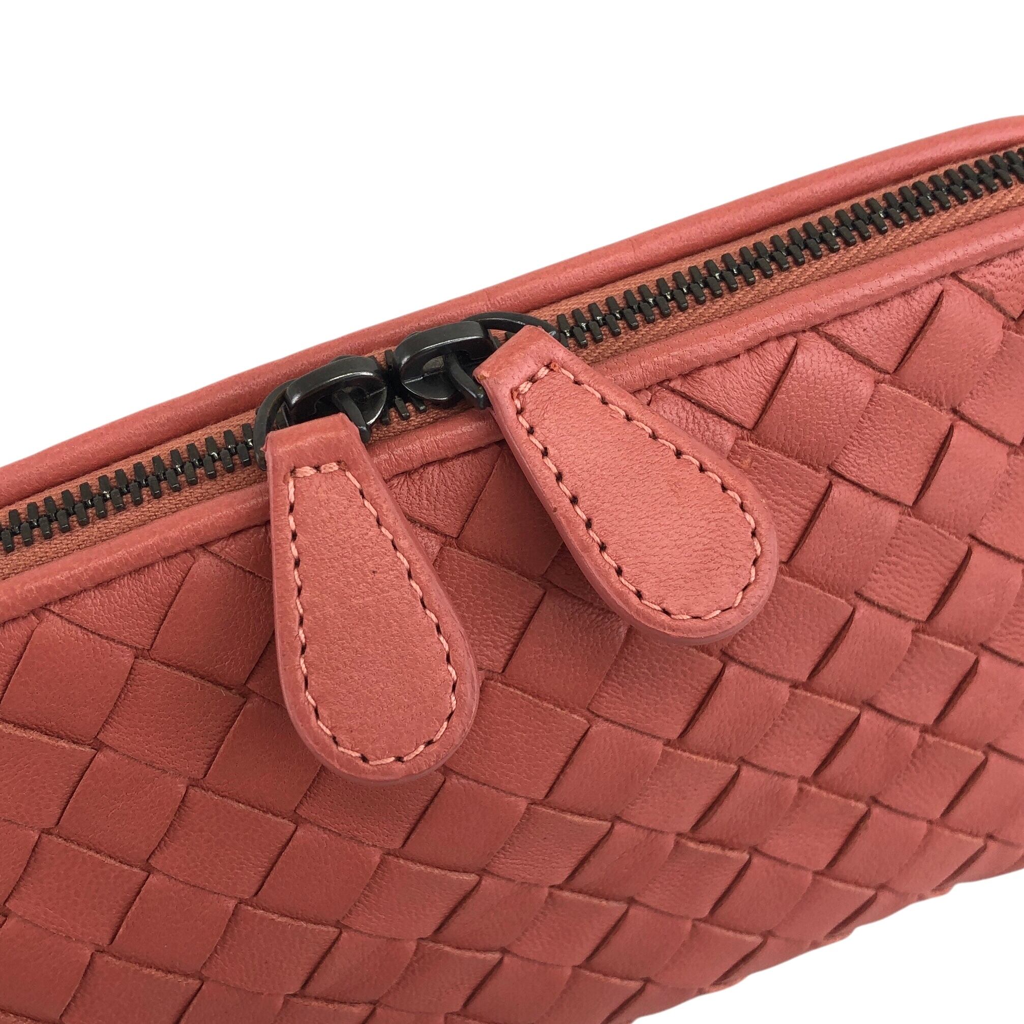 Bottega Veneta ボッテガ・ヴェネタ ポーチ レッドブラウン イントレ