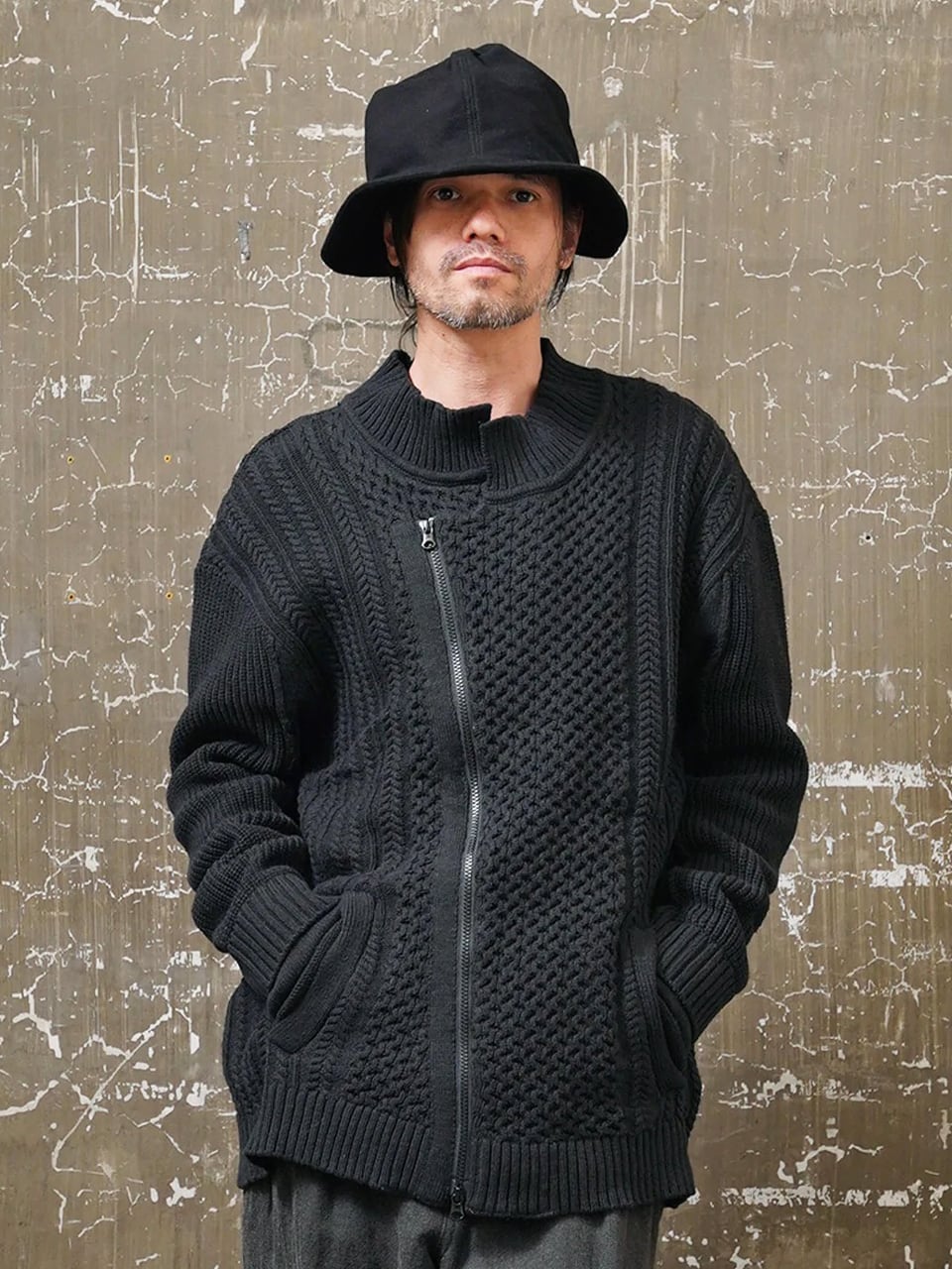 EGO TRIPPING (エゴトリッピング) DOUBLE KNIT JACKET ダブルニットジャケット / BLACK 675001-05 |  GALLERIA AKKA powered by BASE