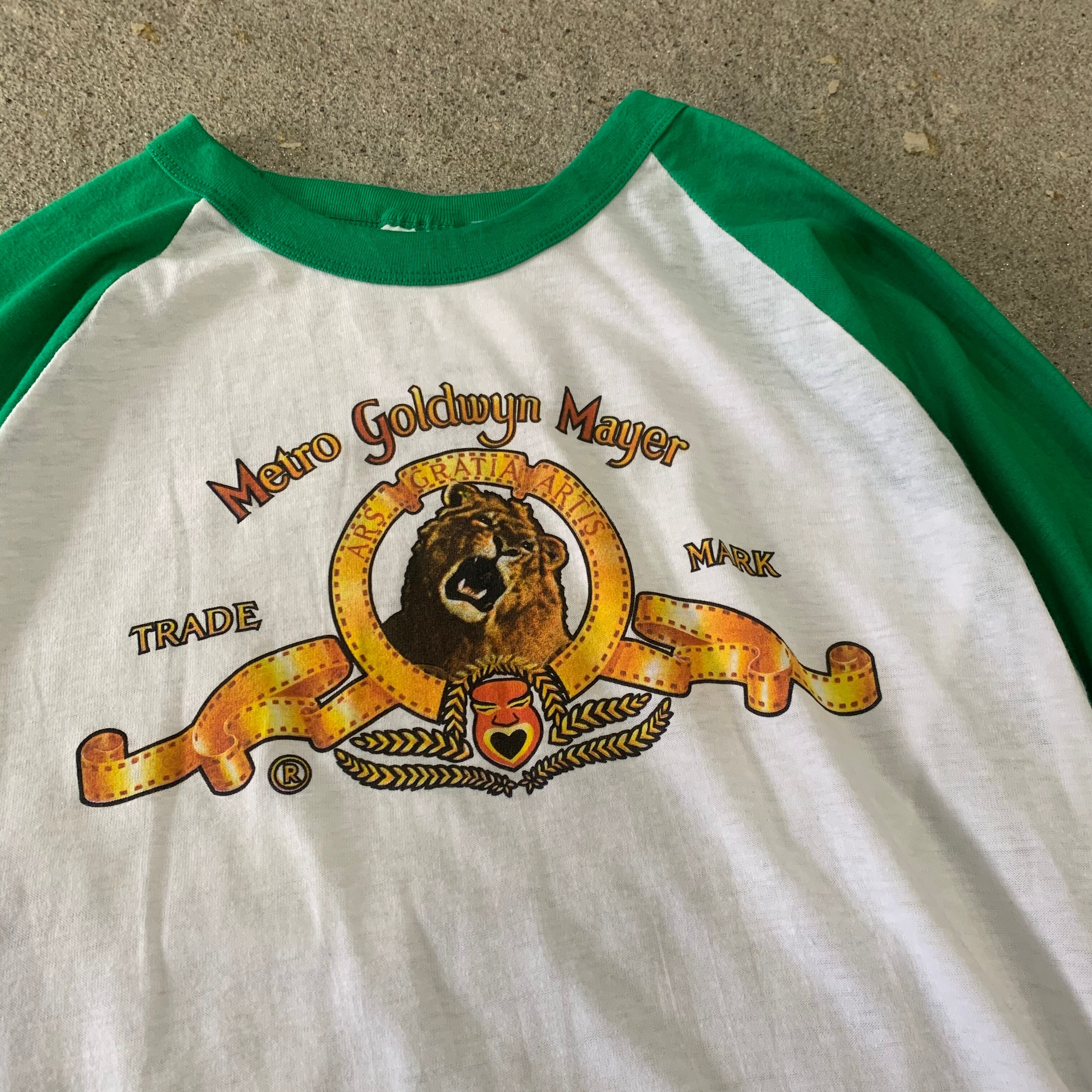 90s metro goldwyn mayer raglan sleeve T-shirt | What