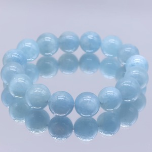[3月の誕生石]アクアマリン 12mm 手首15cm