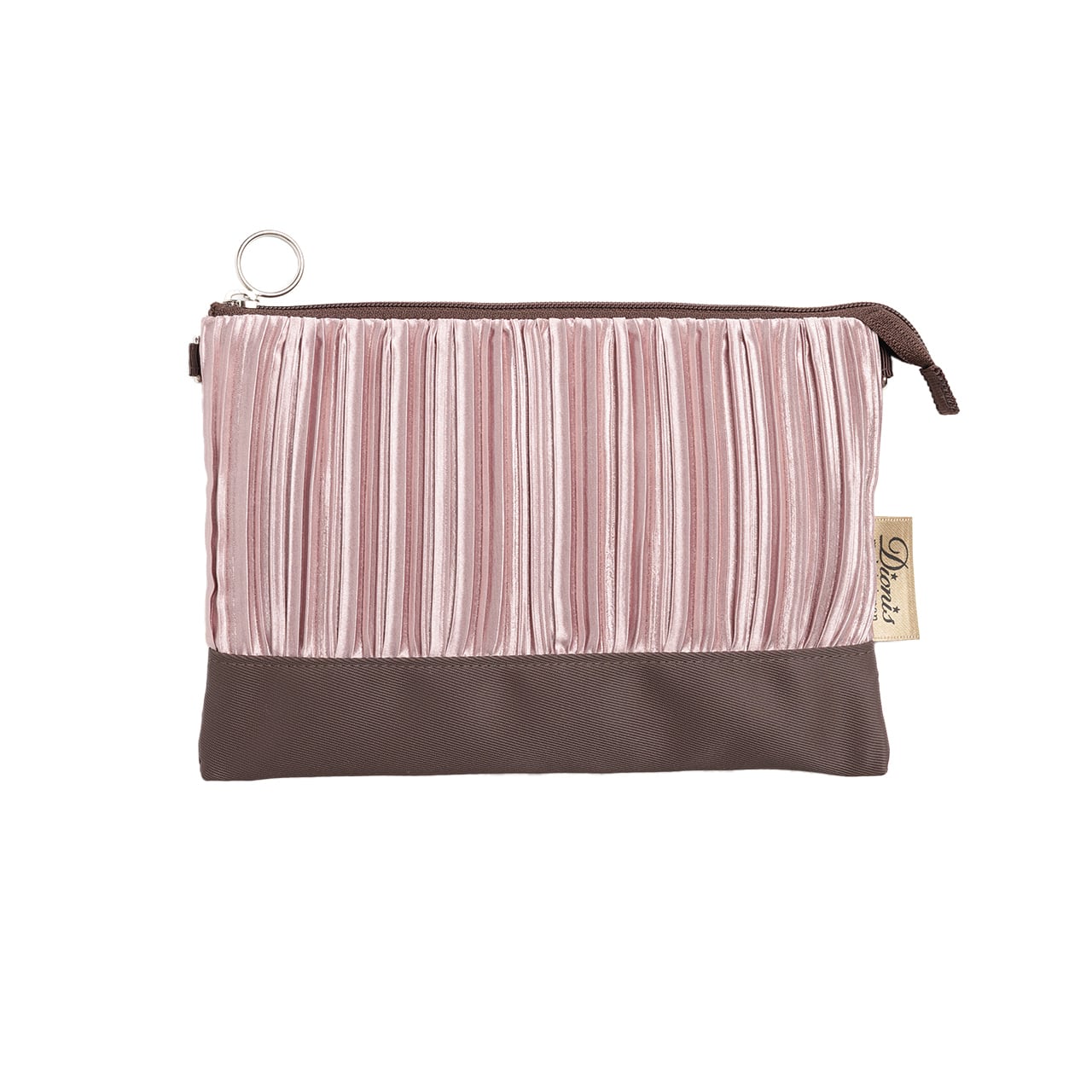 カラフルプリーツ2WAYポーチ(DSP-P912+)#21グレッシュピンク