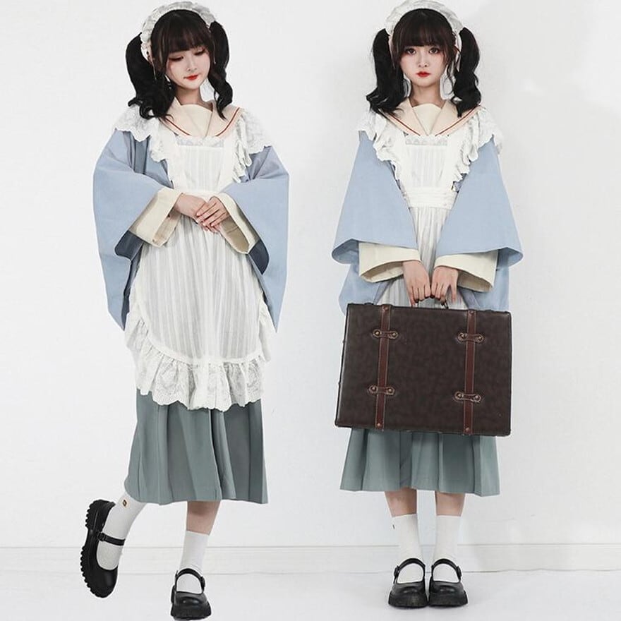 和風ロリィタ　和ロリ　セット 和風ロリータ 和服セット 着物ロリィタ 人気 和装