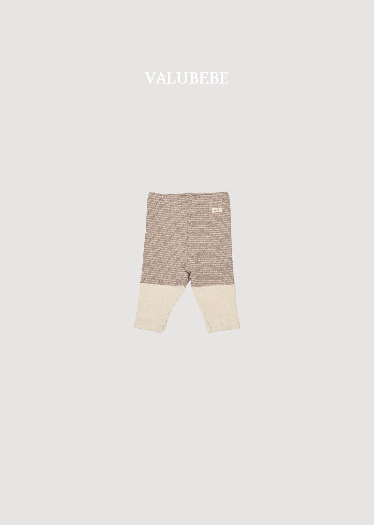 送料無料【予約】/ ウエハース配色レギンス/ valubebe