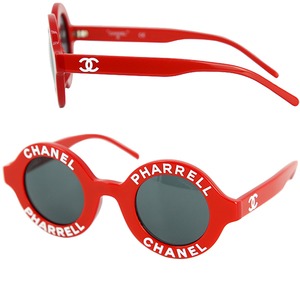 New CHANEL シャネル ラウンドロゴ サングラス A71314 レッド アパレル アクセサリー 小物 新品
