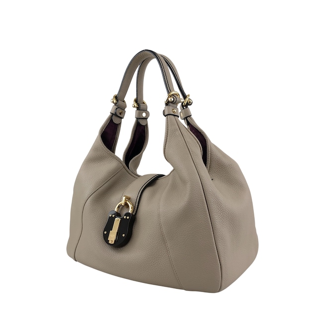 LOEWE ロエベ カリエ ハンドバッグ ベージュ レザー ホーボー vintage ヴィンテージ オールド cc6kmu