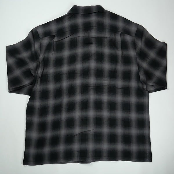 Size【L】 SUPREME シュプリーム 26SS Shadow Plaid Rayon Shirt Black