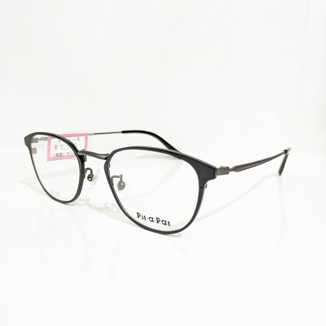 【Pit-a-Pat】ウエリントンコンビフレーム　ブラック