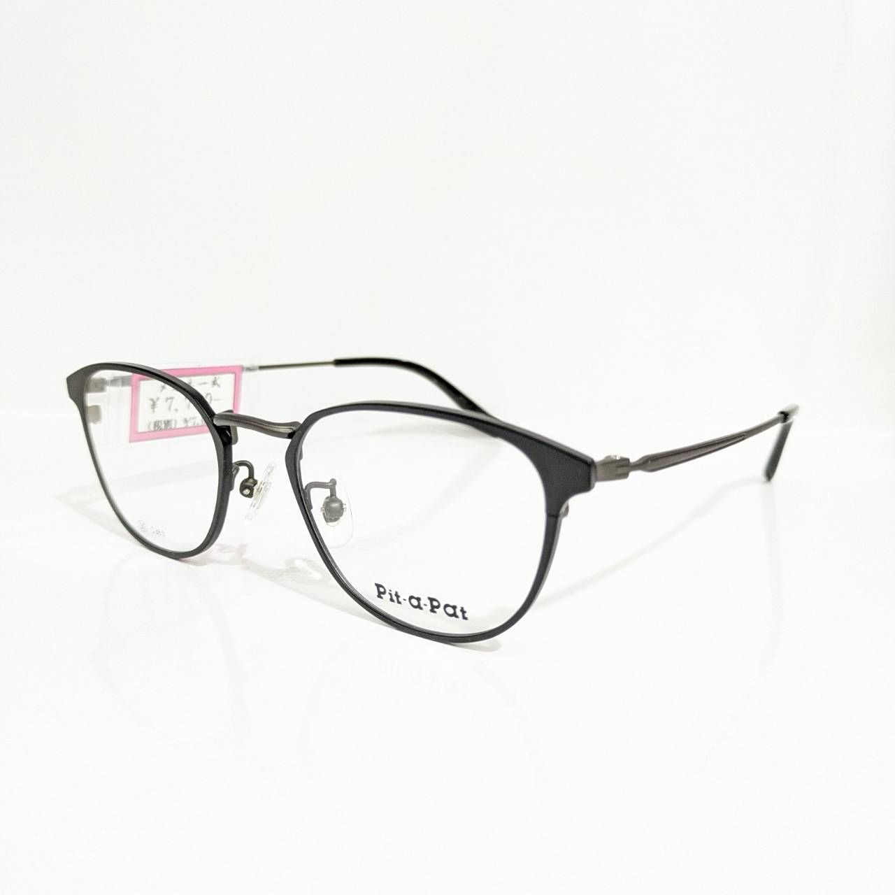 【Pit-a-Pat】ウエリントンコンビフレーム ブラック