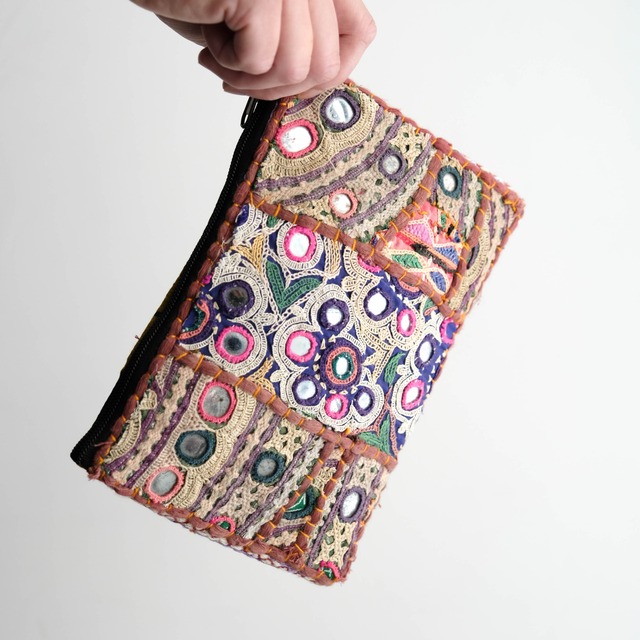 India - old cloth pouch - #1