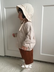 韓国子供服 / LALALAND / 26Autumn / ベベ バター サファリハット / 秋服 / ベビー *free*