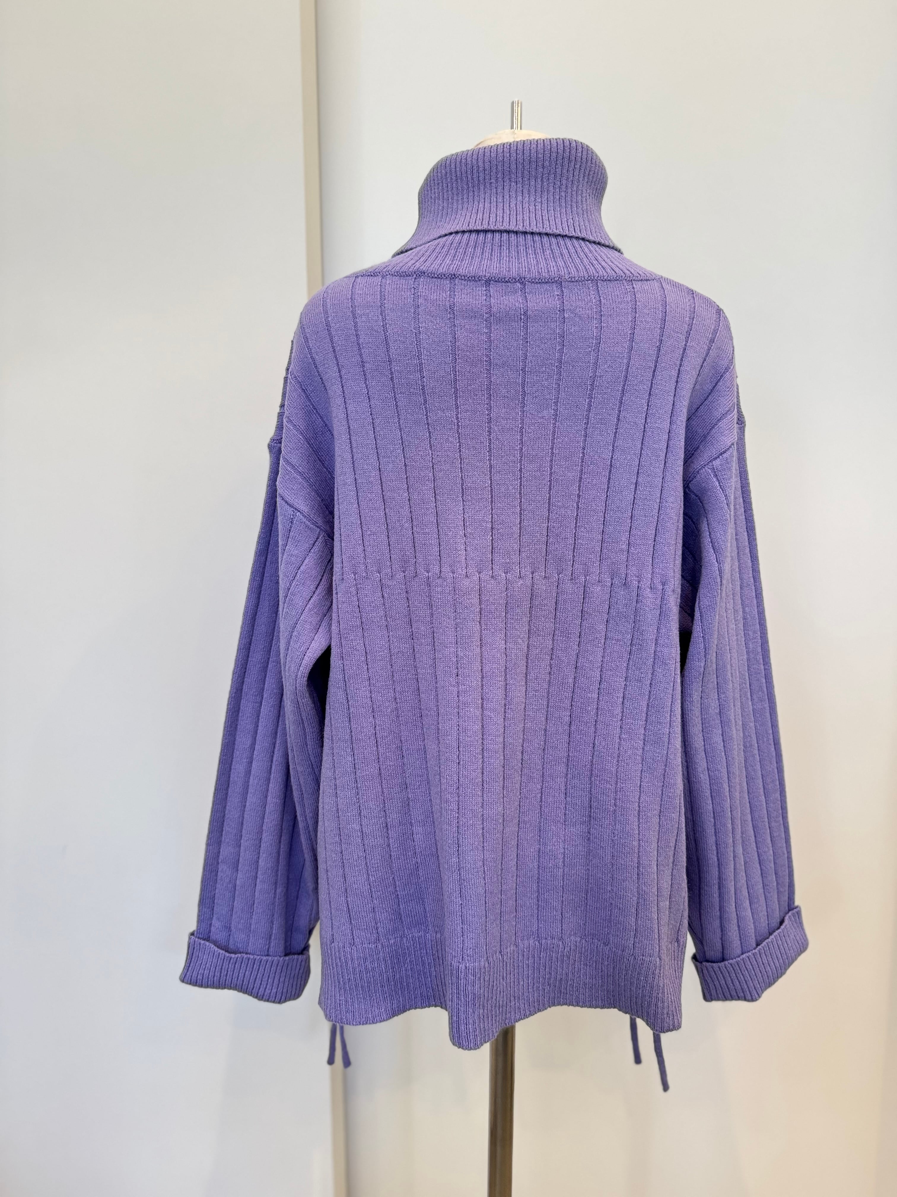 【DONA MARIE】オフタートルワイドリブニット 861027